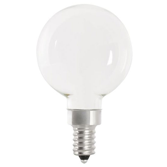 Main 1 - Bulb LED 60-Watt Globe Frost Soft White Dimmable E12 Base 2 Pack Feit BPG1660W927CAFIL2 - San Antonio Retail