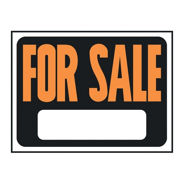 Main 1 - Sign, For Sale, 8-1/2x12, Fluorescent Orange Legend, Plastic 3006 - San Antonio Retail