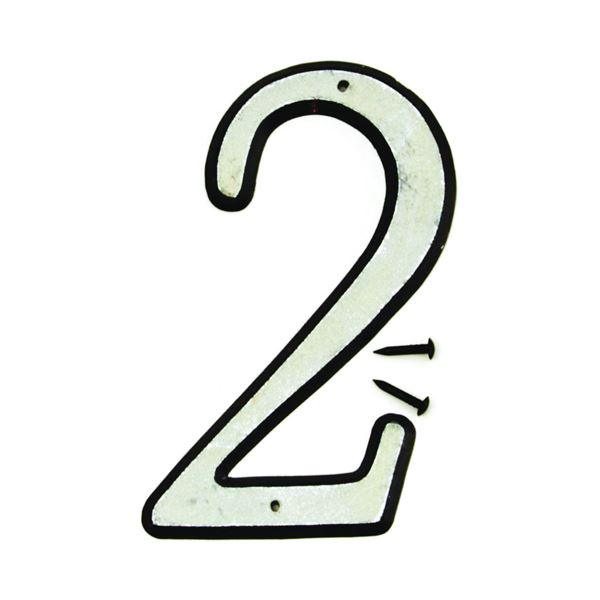 Main 1 - Plastic Reflective Number, 4", Character: 2  30602 - San Antonio Retail