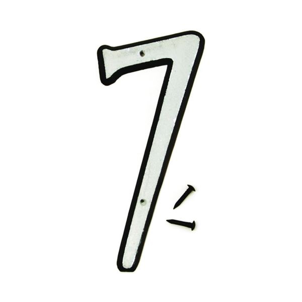 Main 1 - Plastic Reflective Number, 4", Character: 7  30607 - San Antonio Retail