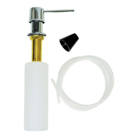 Main 1 - Soap Dispenser\Nozzle 12 oz Capacity Metal/Plastic Chrome Danco 10038 - San Antonio Retail