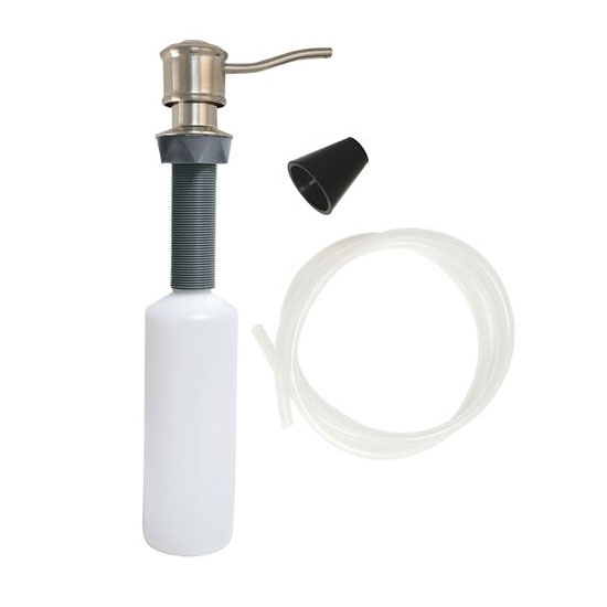 Soap Dispenser with Curved Nozzle Metal Brushed Nickel Danco 10040 - San Antonio Retail