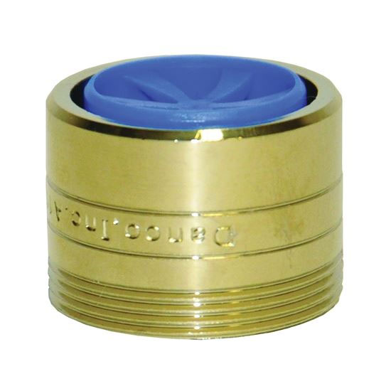 Aerator 15/16-27x55/64-27 Male x Female Thread Brass Polished Brass 1.5 gpm Danco 10478 - San Antonio Retail