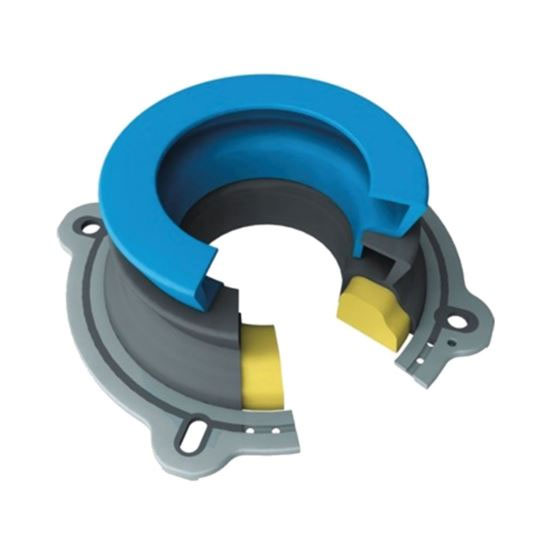 Main 1 - Toilet Wax Ring 2-1/4" ID x 4-3/4" OD Dia Rubber Black/Blue Next by Danco 10718X - San Antonio Retail
