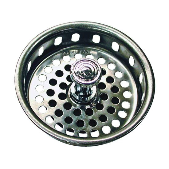 Basket Strainer 3-1/4" Dia Brass Chrome Danco 51275 - San Antonio Retail