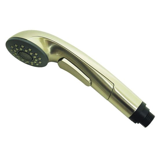 Kitchen Faucet Spray Head 1/2-14 Connection NPSM Plastic Brushed Nickel Danco 10409 - San Antonio Retail