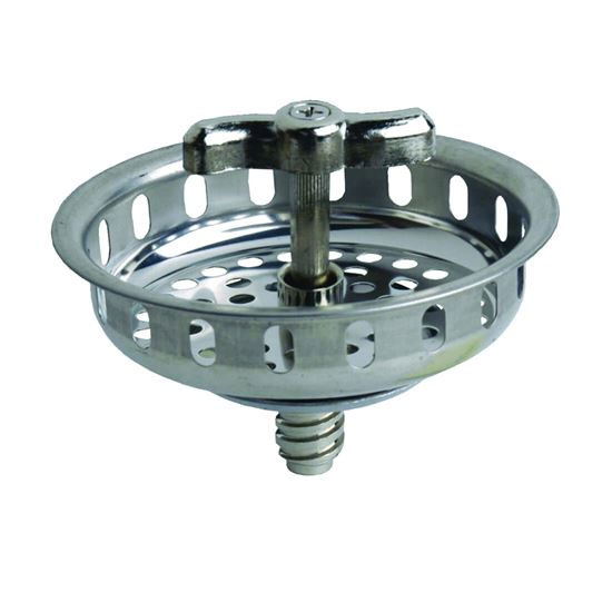 Basket Strainer 3-1/2" Dia Stainless Steel Chrome Danco 86800 - San Antonio Retail