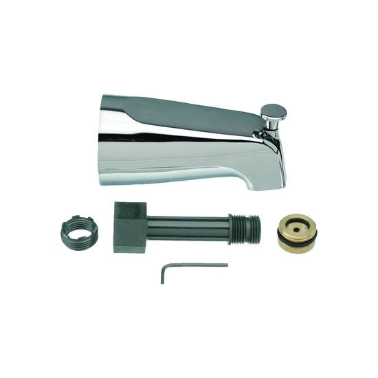 Main 1 - Tub Spout with Diverter 7-7/8"  L  Metal Chrome Danco 88703  - San Antonio Retail
