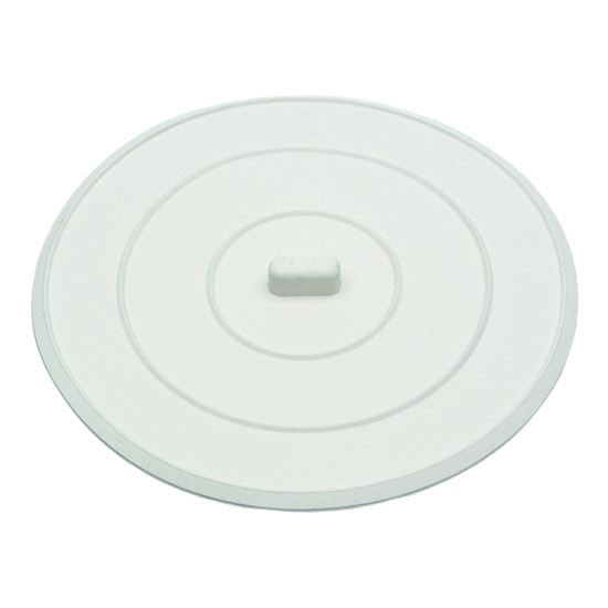 Sink Stopper Flat 5" Suction Rubber White Danco 89042 - San Antonio Retail