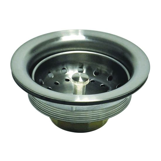 Basket Strainer Assembly 3-1/2" Dia Brass Brushed Nickel Danco 89302 - San Antonio Retail