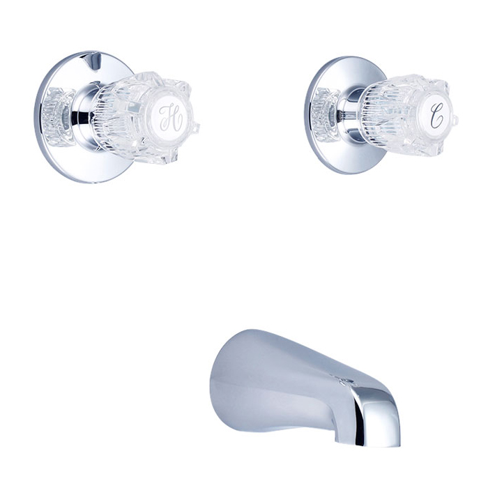 Main 1 - Faucet Banner Tub Only 2 Handle Chrome 171 - San Antonio Retail