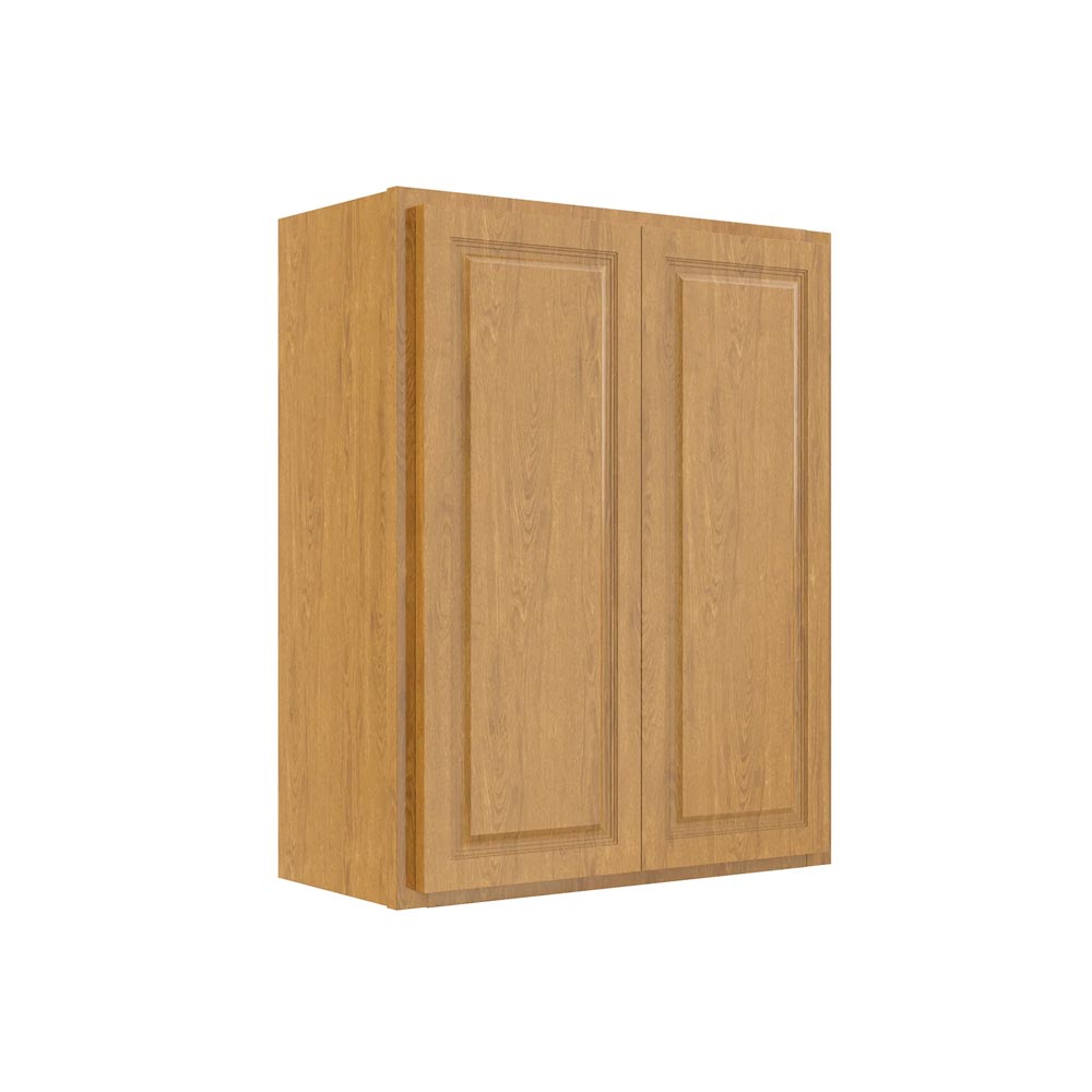 Main 2 - Kitchen Cabinet Country Oak Wall 24"X30" W2430 Plywood Box - San Antonio Retail