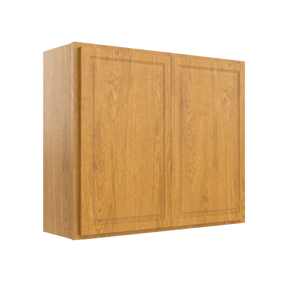 Main 2 - Kitchen Cabinet Country Oak Wall 36"X30" W3630 Plywood Box - San Antonio Retail