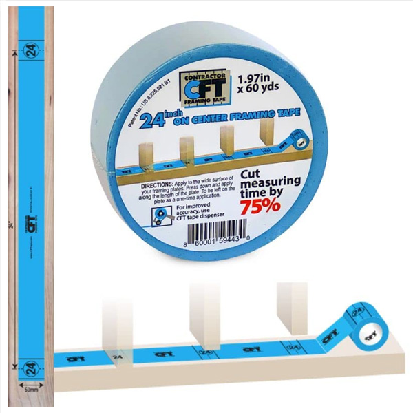 Main 2 - Tape Framing 24 On Center 2"x60 Yds CFT  - San Antonio Retail