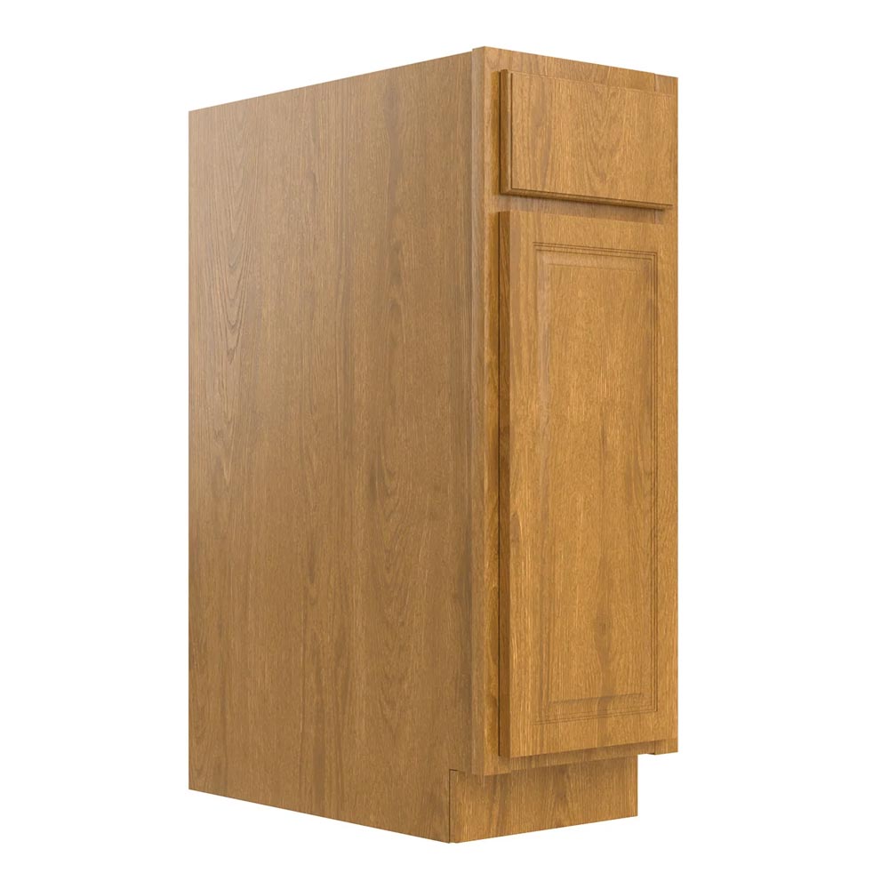 Main 2 - Kitchen Cabinet Country Oak Base 12" B12 Plywood Box - San Antonio Retail