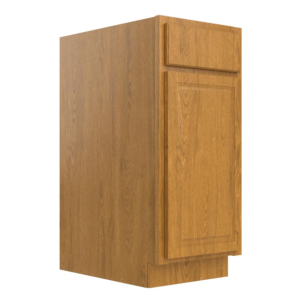 Main 2 - Kitchen Cabinet Country Oak Base 15" B15 Plywood Box - San Antonio Retail