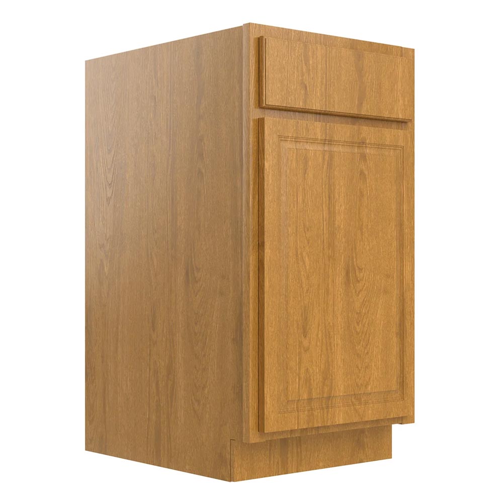 Main 2 - Kitchen Cabinet Country Oak Base 18" B18 Plywood Box - San Antonio Retail