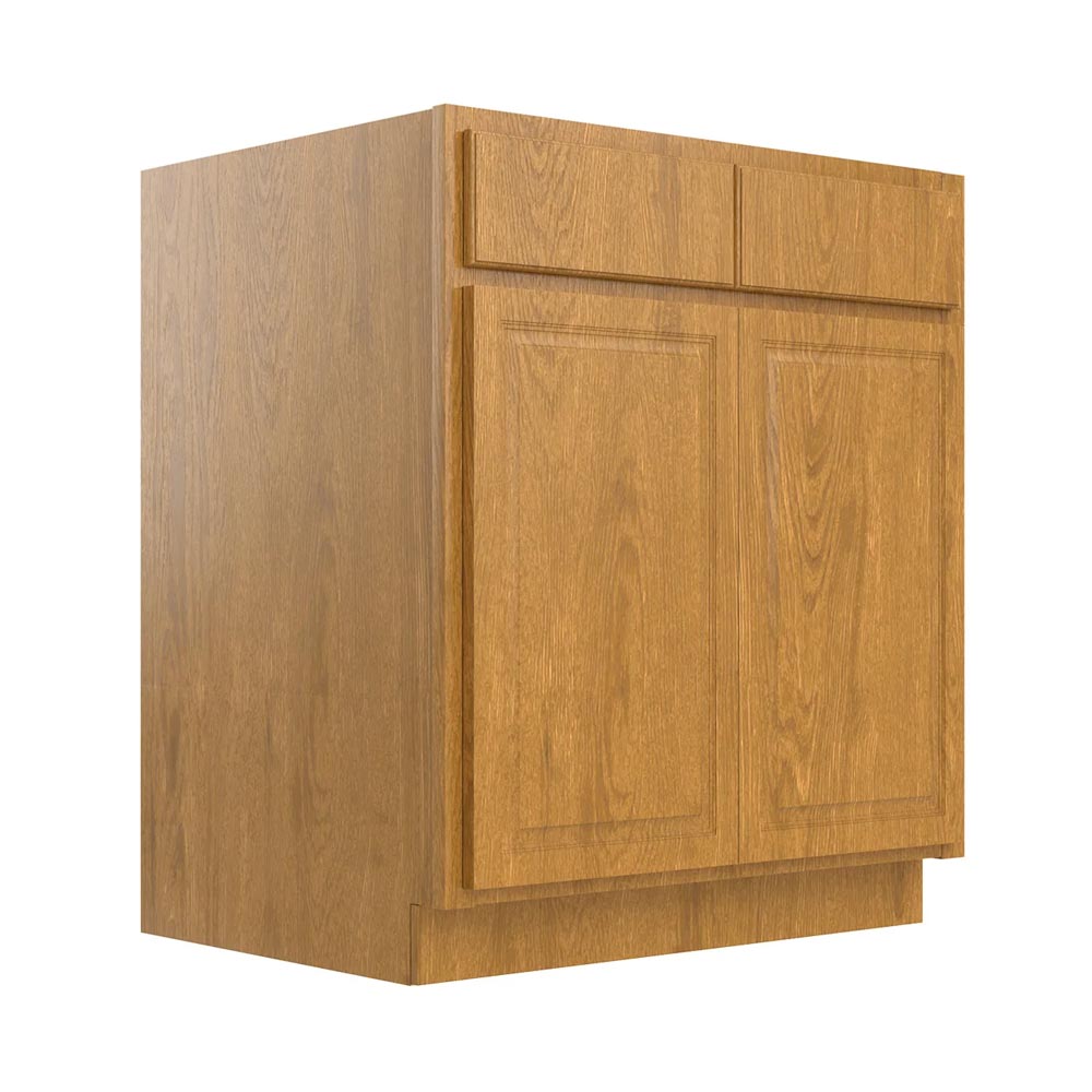 Main 2 - Kitchen Cabinet Country Oak Base 30" B30 Plywood Box - San Antonio Retail