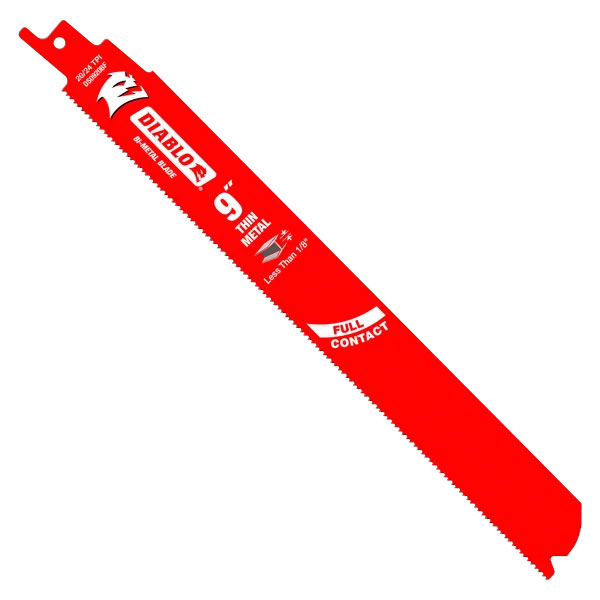 Main 2 - Saw Blade Reciprocating 9" 2-Pk Thin Metal Diablo DS0920BF2 - San Antonio Retail