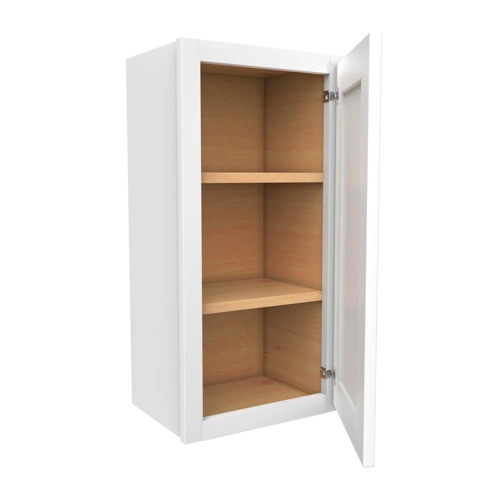 Main 1 - Kitchen Cabinet Luxor White Wall 15"X30" W1530 Plywood Box - San Antonio Retail