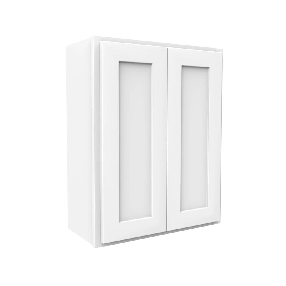 Main 2 - Kitchen Cabinet Luxor White Wall 24"X30" W2430 Plywood Box - San Antonio Retail