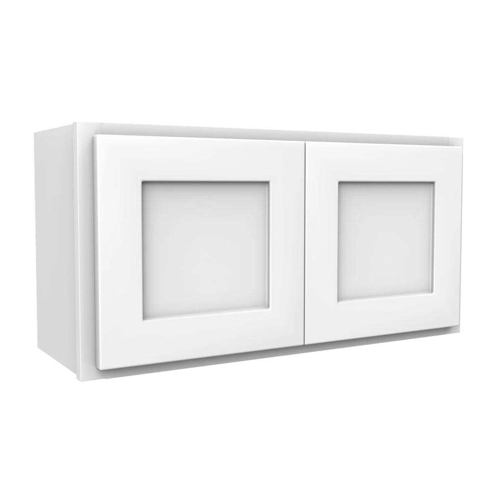 Main 2 - Kitchen Cabinet Luxor White Wall 30"X15" W3015 Plywood Box - San Antonio Retail