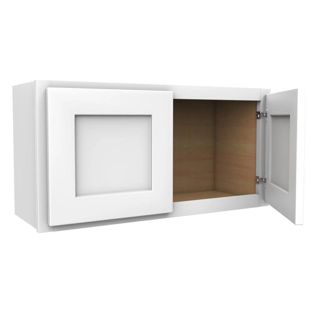 Main 1 - Kitchen Cabinet Luxor White Wall 30"X15" W3015 Plywood Box - San Antonio Retail