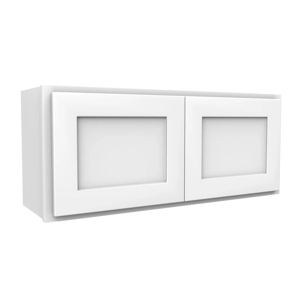 Main 2 - Kitchen Cabinet Luxor White Wall 36"X15" W3615 Plywood Box - San Antonio Retail