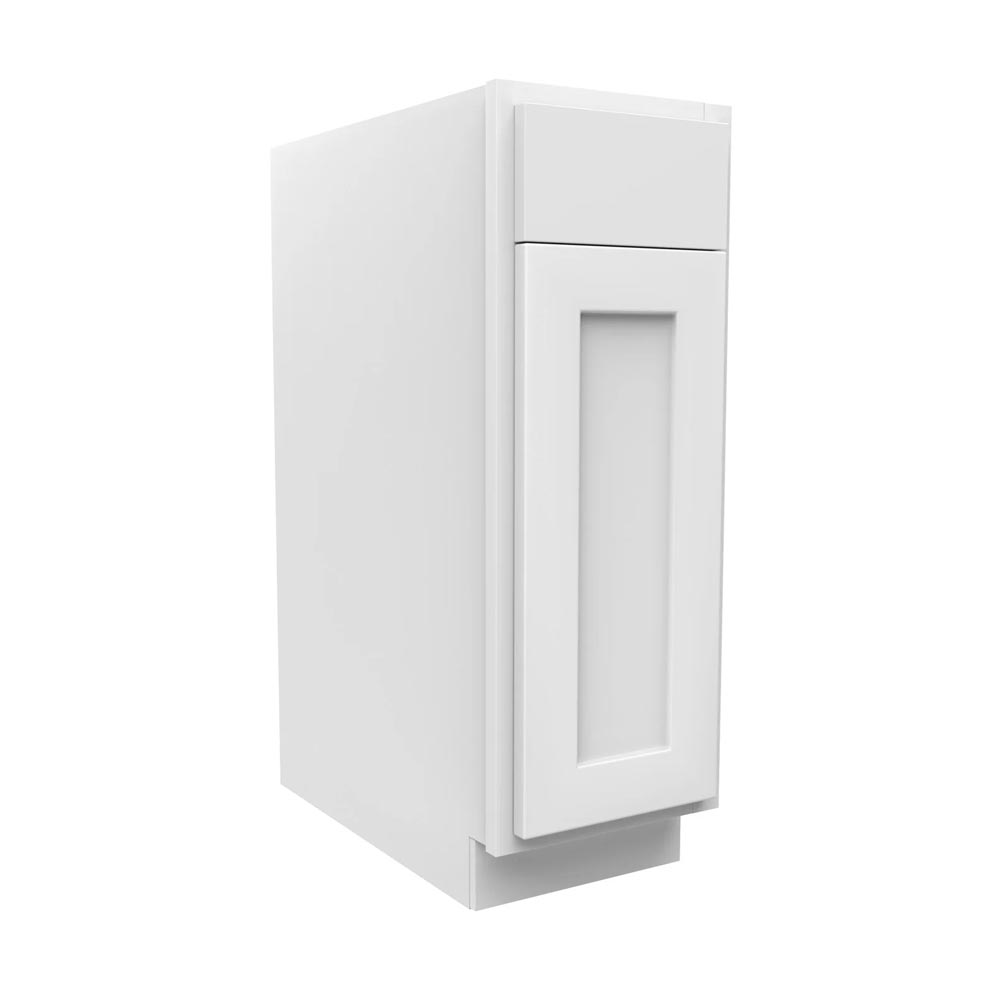 Main 3 - Kitchen Cabinet Luxor White Base 12" B12 Plywood Box - San Antonio Retail
