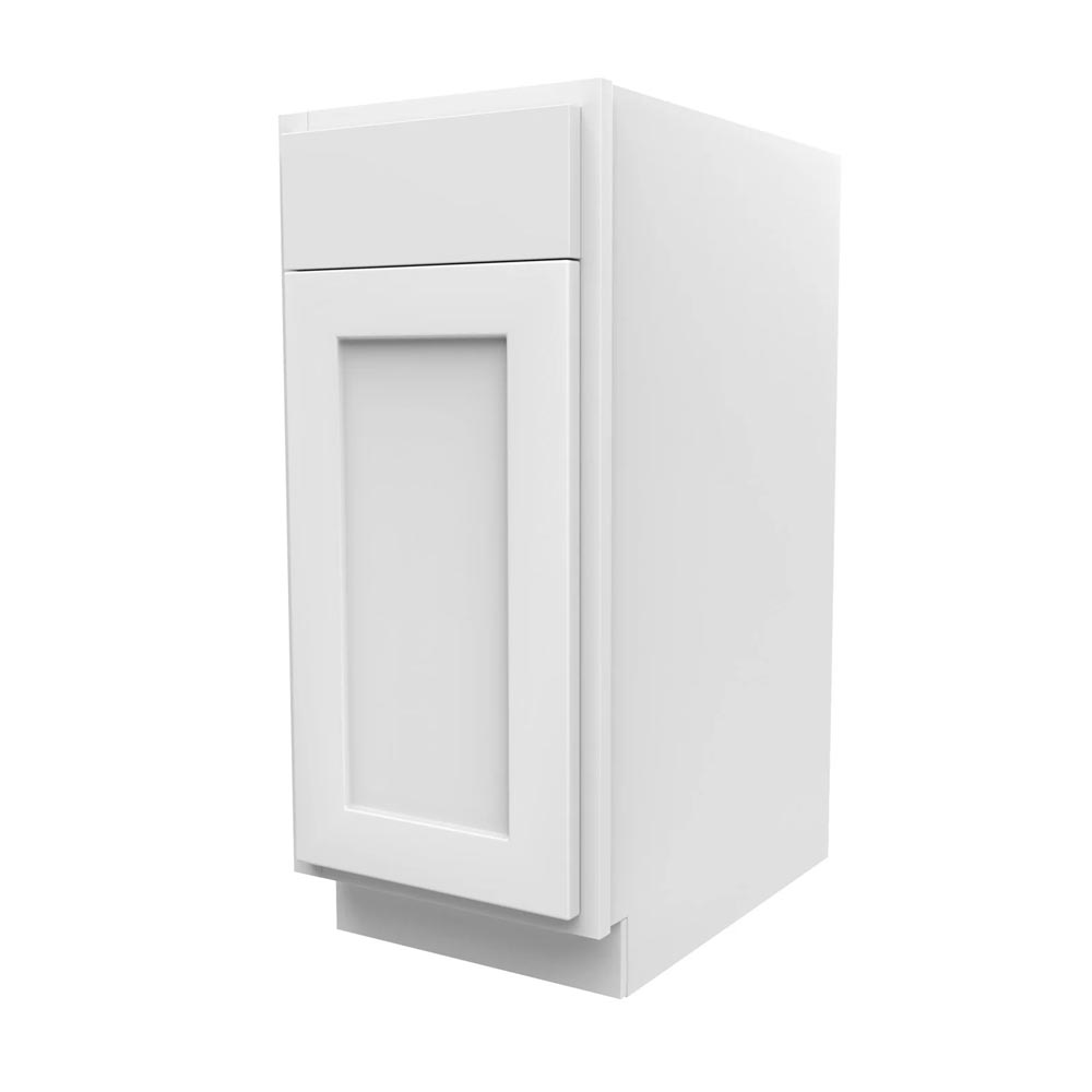 Main 3 - Kitchen Cabinet Luxor White Base 15" B15 Plywood Box - San Antonio Retail