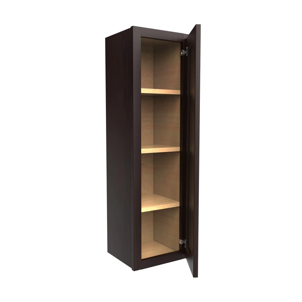 Main 1 - Kitchen Cabinet Luxor Espresso Wall 12"X42" W1242 Plywood Box - San Antonio Retail