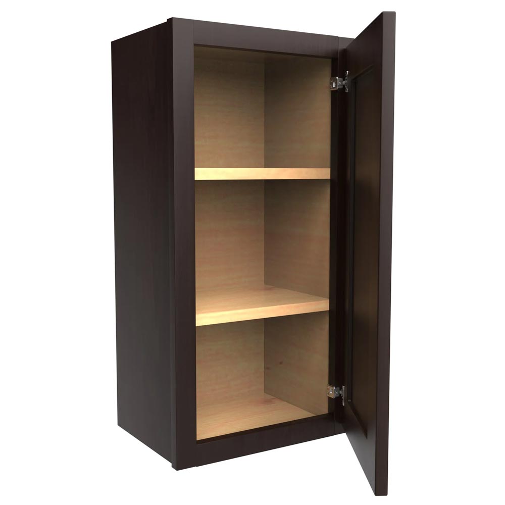 Main 1 - Kitchen Cabinet Luxor Espresso Wall 15"X30" W1530 Plywood Box - San Antonio Retail