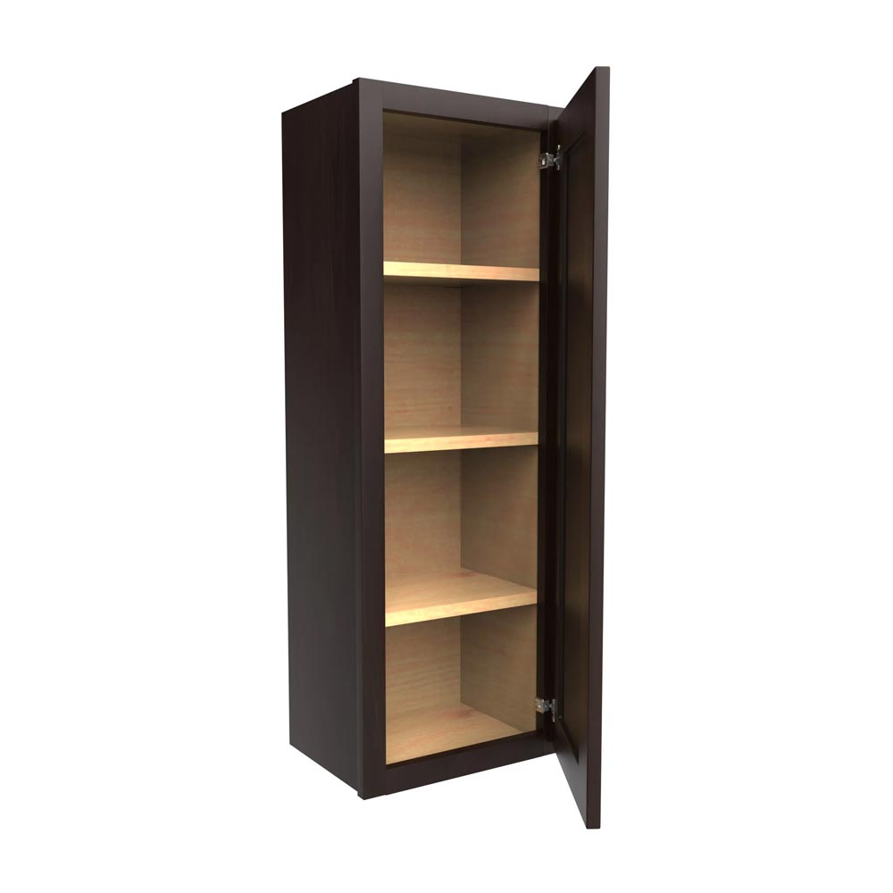Main 1 - Kitchen Cabinet Luxor Espresso Wall 15"X42" W1542 Plywood Box - San Antonio Retail