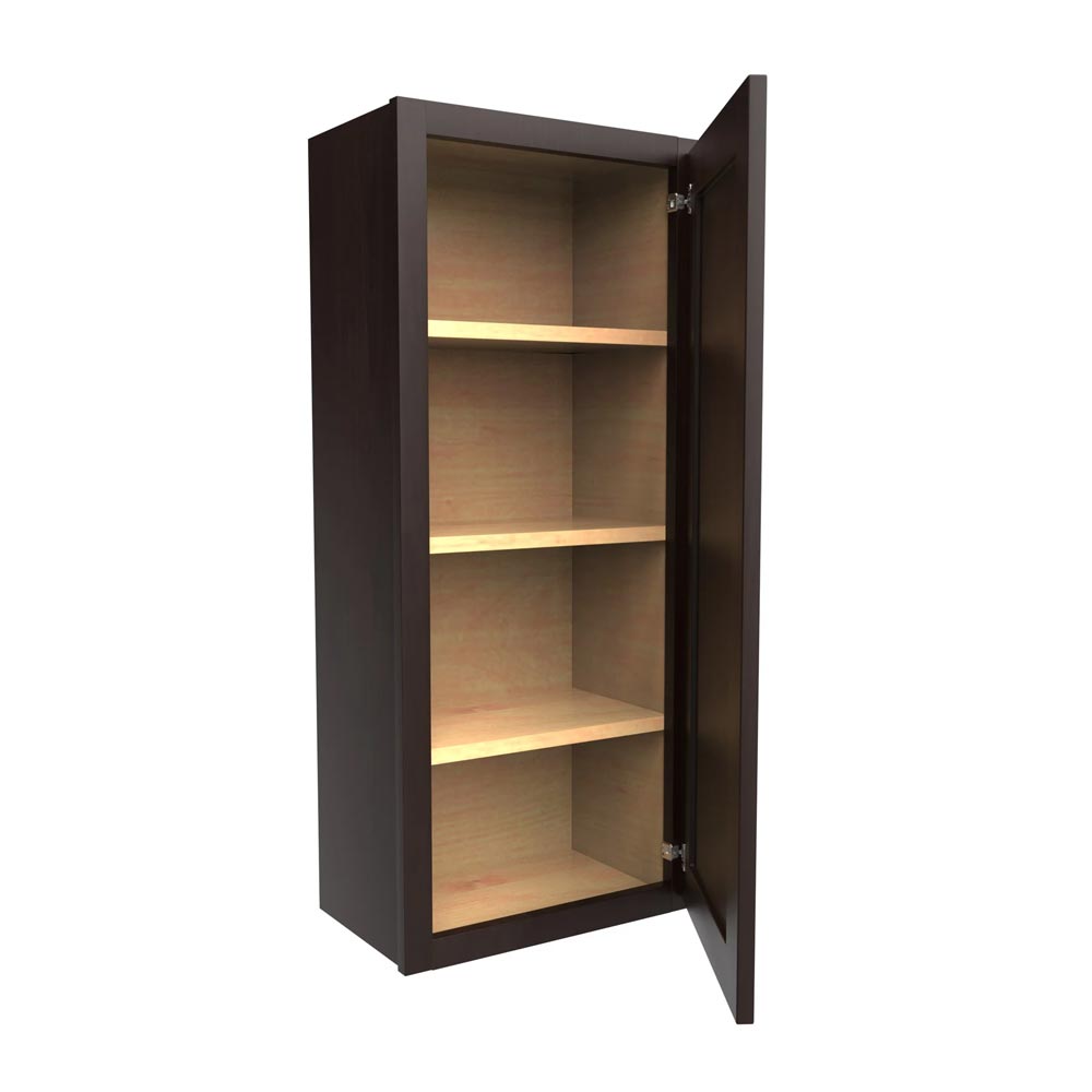 Main 1 - Kitchen Cabinet Luxor Espresso Wall 18"X42" W1842 Plywood Box - San Antonio Retail