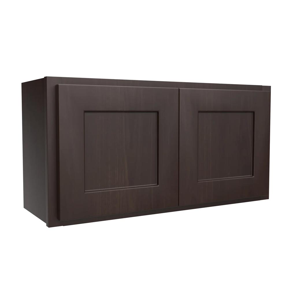 Main 2 - Kitchen Cabinet Luxor Espresso Wall 30"X15" W3015 Plywood Box - San Antonio Retail