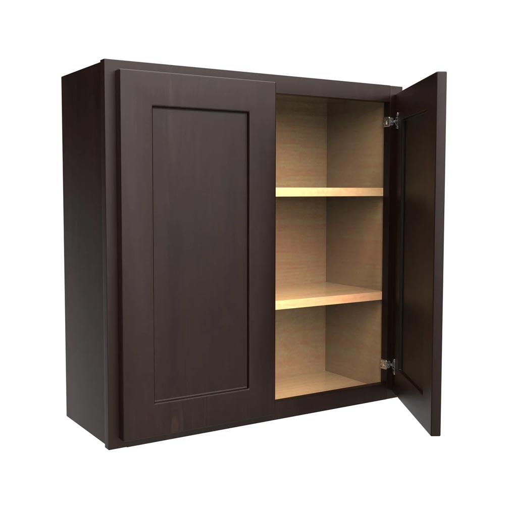 Main 1 - Kitchen Cabinet Luxor Espresso Wall 30"X30" W3030 Plywood Box - San Antonio Retail