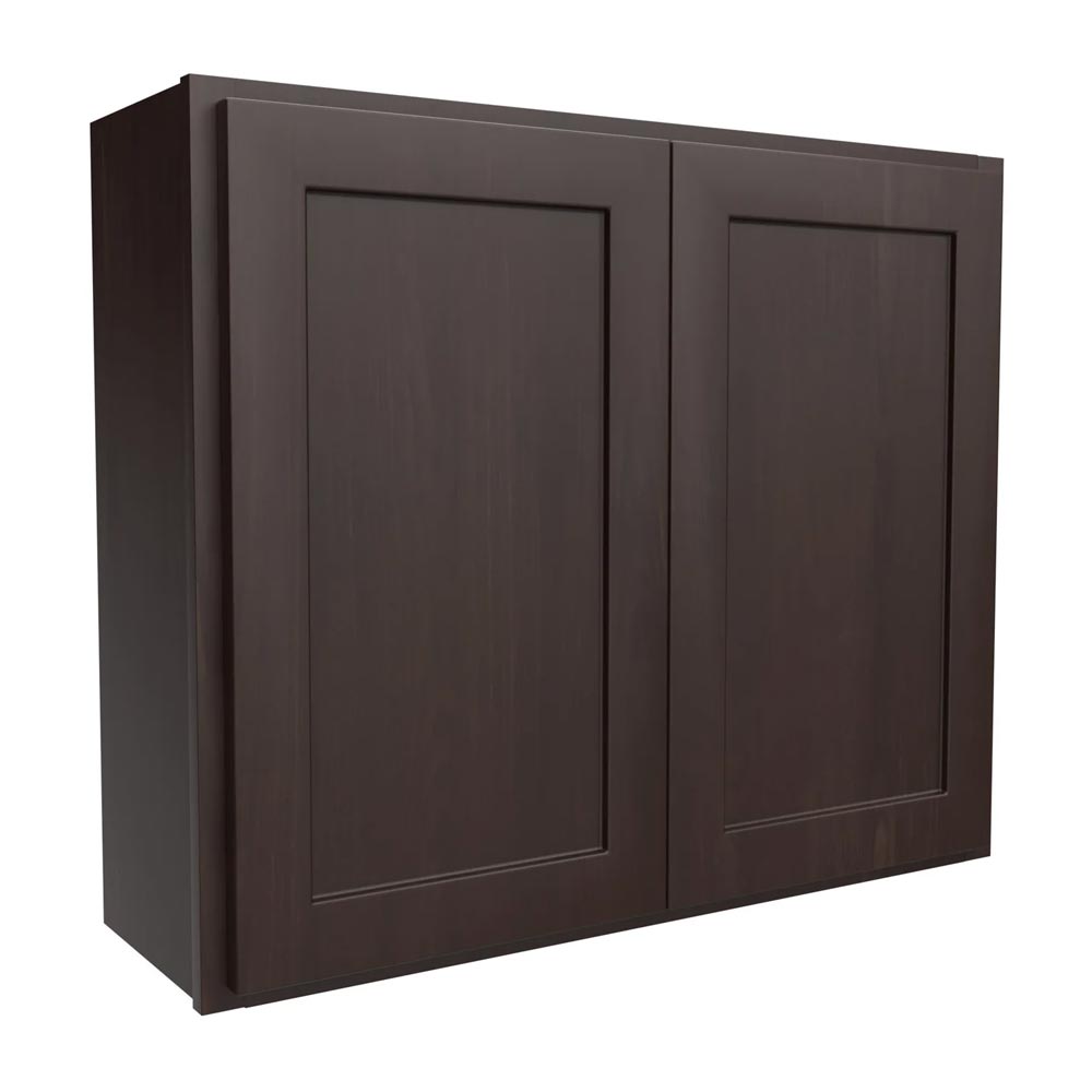 Main 2 - Kitchen Cabinet Luxor Espresso Wall 36"X30" W3630 Plywood Box - San Antonio Retail