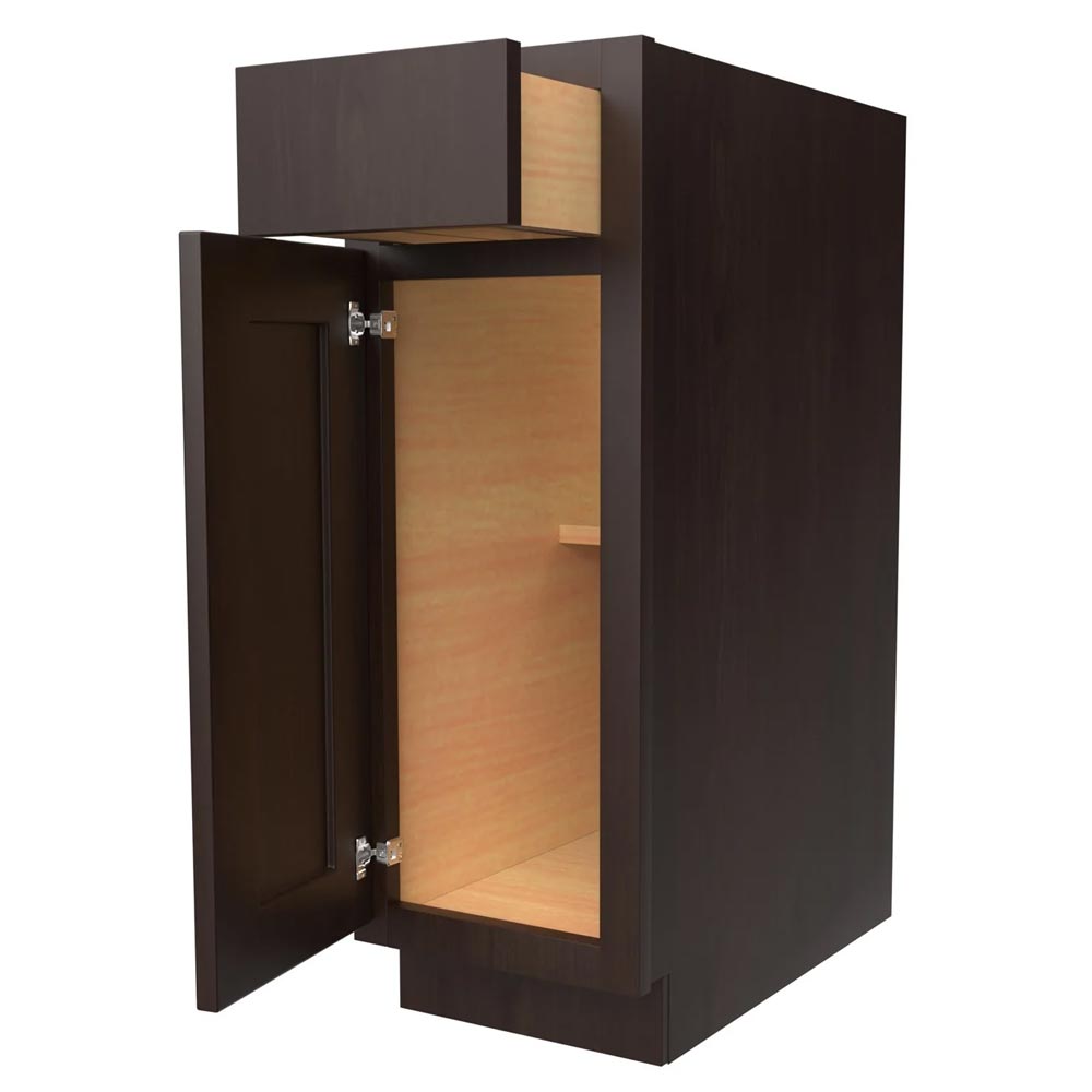 Main 2 - Kitchen Cabinet Luxor Espresso Base 12" B12 Plywood Box - San Antonio Retail