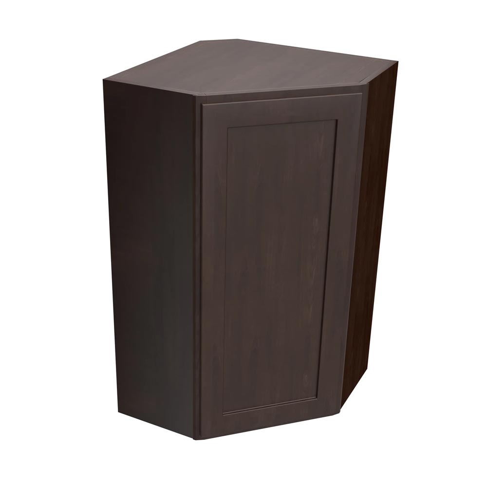 Main 2 - Kitchen Cabinet Luxor Espresso Wall CW24"X42"Diag Cr Plywood Box - San Antonio Retail