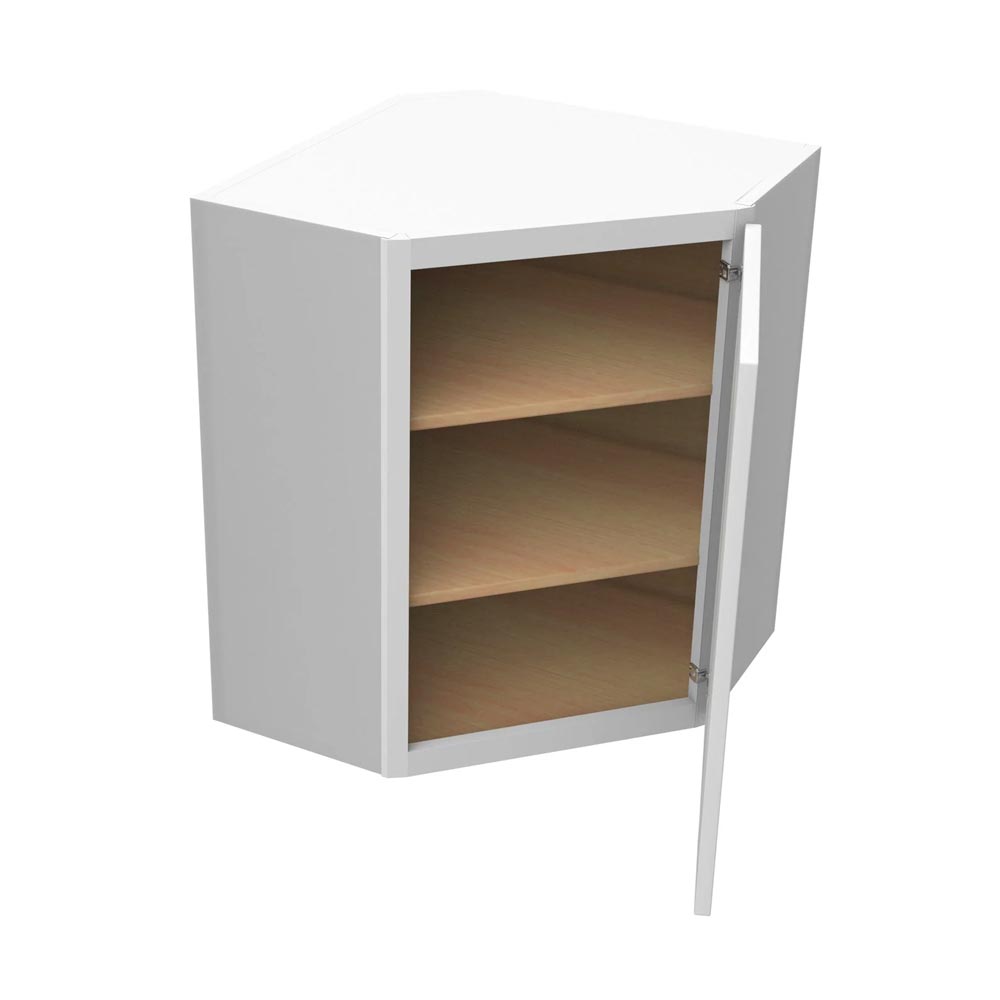Main 1 - Kitchen Cabinet Luxor White Wall CW24"X30"Diag Cr Plywood Box - San Antonio Retail