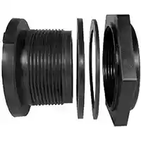 Main 1 - Bulkhead Fitting 2" Fpt Poly Tf200P-E - San Antonio Retail
