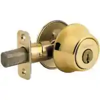 Main 1 - Deadbolt, Kwikset, Polished Brass, Single Cylinder 660 3 SMT CP RCAL RCS K6 V1 - San Antonio Retail