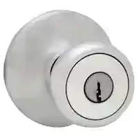 Main 1 - Mobile Home Lockset, Kwikset, Entry Knob, Satin Chrome 400M26DCPRFLK6 - San Antonio Retail