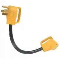 Main 1 - RV Dogbone Power Grip Adapter 50 Amp Male, 30 Amp Female - San Antonio Retail