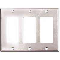 Main 2 - Wall Plate Decorative 3Gang White 2163W-Box - San Antonio Retail