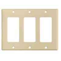 Main 2 - Wall Plate Decorative 3Gang Ivory 2163V-Box - San Antonio Retail