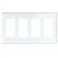 Main 1 - Wall Plate Decorative 4Gang White 2164W-Box - San Antonio Retail