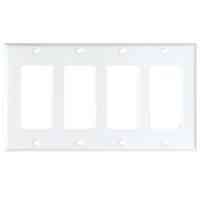 Main 2 - Wall Plate Decorative 4Gang White 2164W-Box - San Antonio Retail