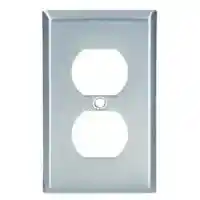 Main 1 - Wall Plate Metal 1Gang Receptacle 0384003 Ss - San Antonio Retail