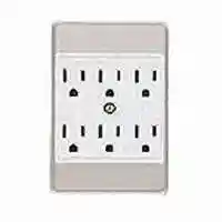 Main 1 - Cube Tap 6 Outlet Plug In Ground C1146W - San Antonio Retail